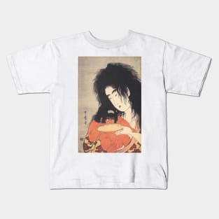 Yamanba and Kintaro Sakazuki by Kitagawa Utamaro Kids T-Shirt